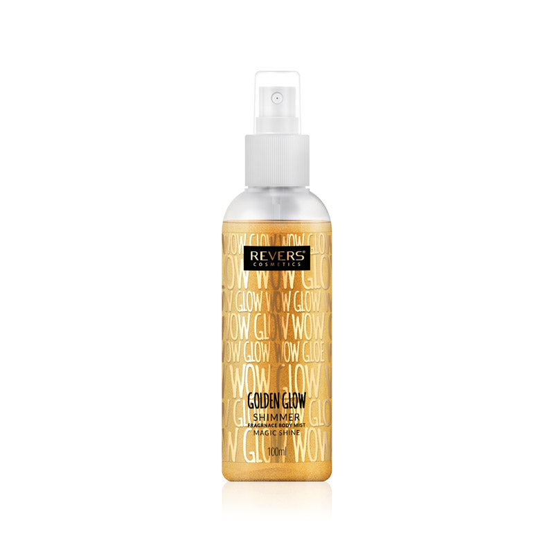 REVERS Golden Glow Leuchtendes Körperspray mit Glitzer Ramoneska