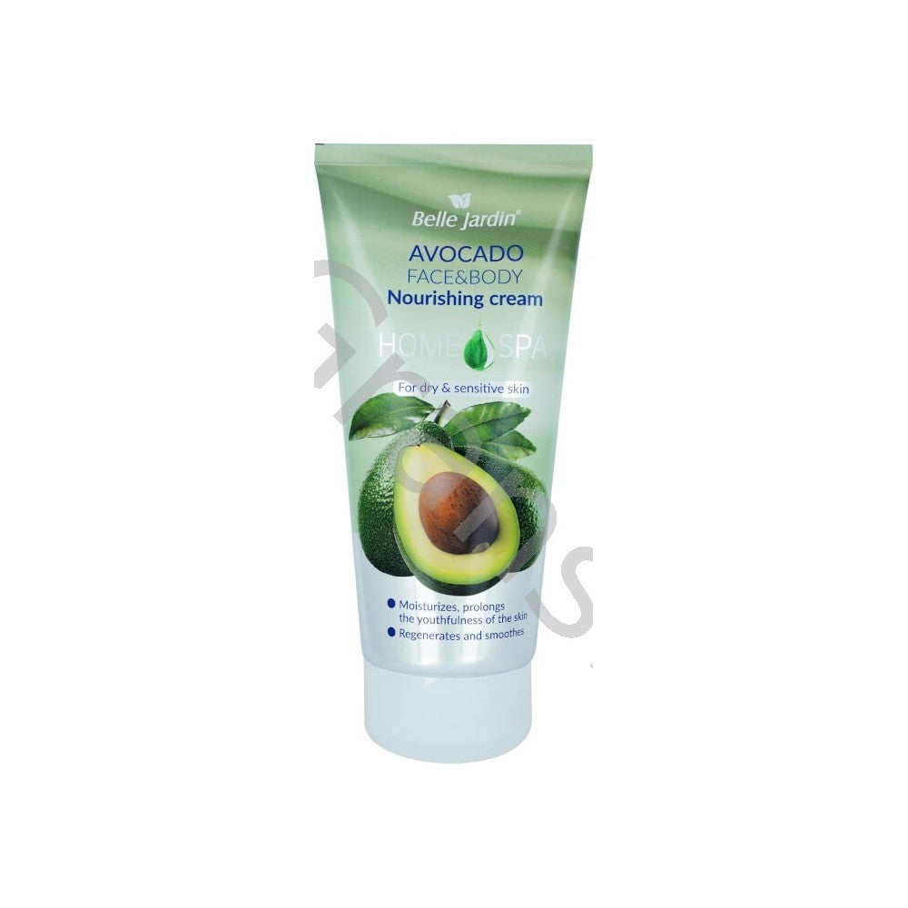 BELLE JARDIN - AVOCADO Leichte, pflegende Körper- und Gesichtscreme für trockene Haut Belle Jardin