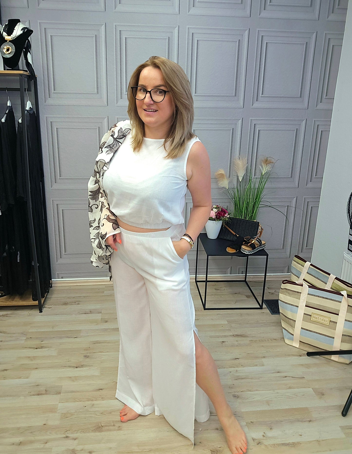 SET Bluse und Hose Anzug Paris Ramoneska