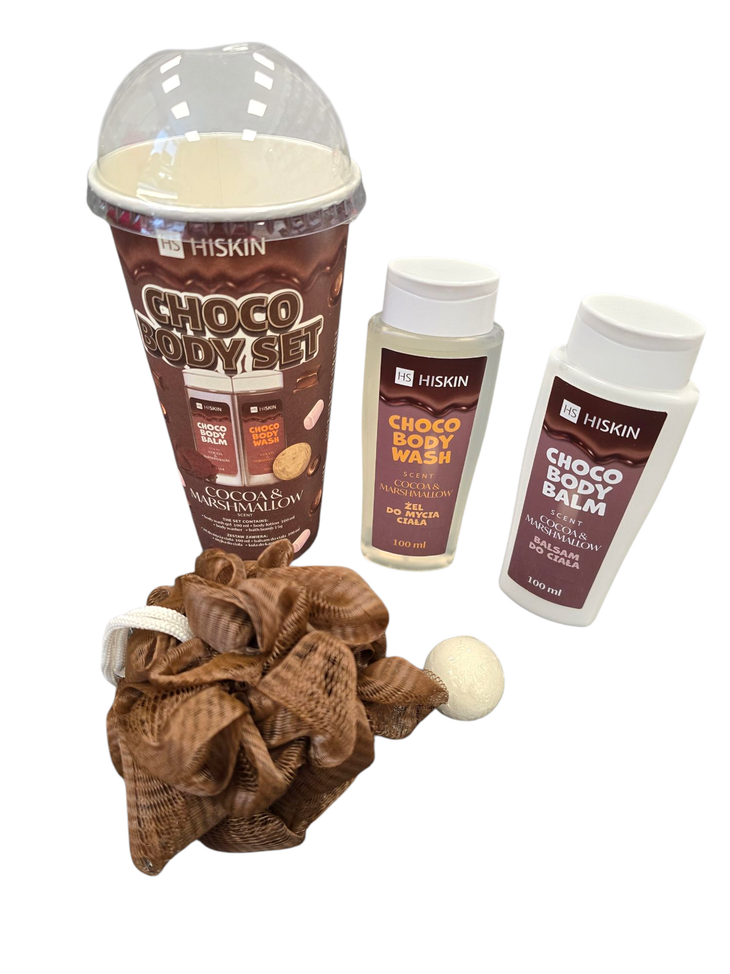 Sweet Body Set – ein Pflegeset mit dem Duft von Pina Colada, Kaffee oder Schokolade HISKIN