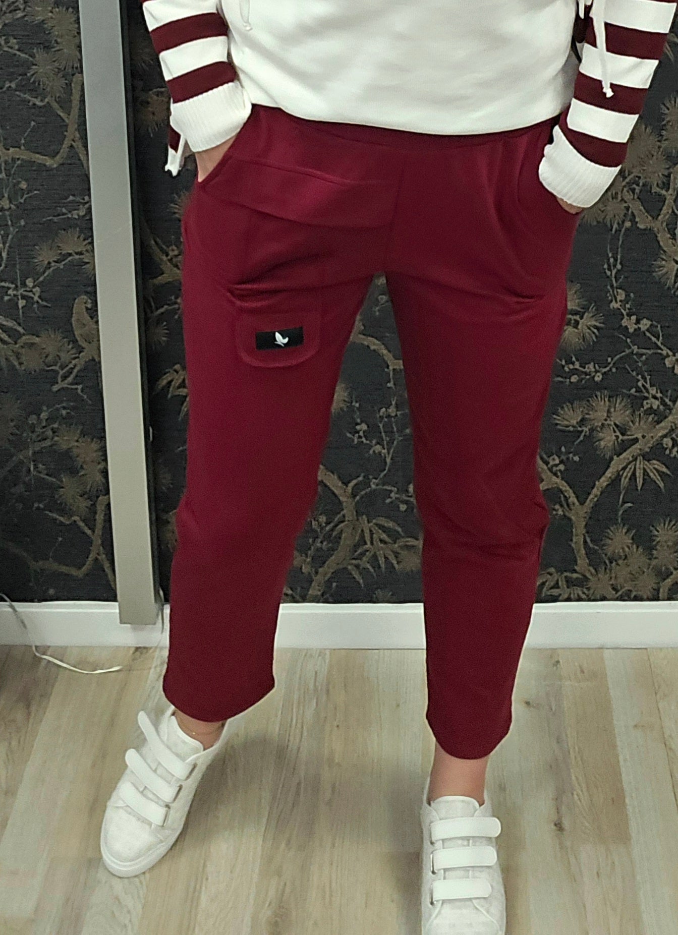 Hose Patka bordeaux la..mu la..mu
