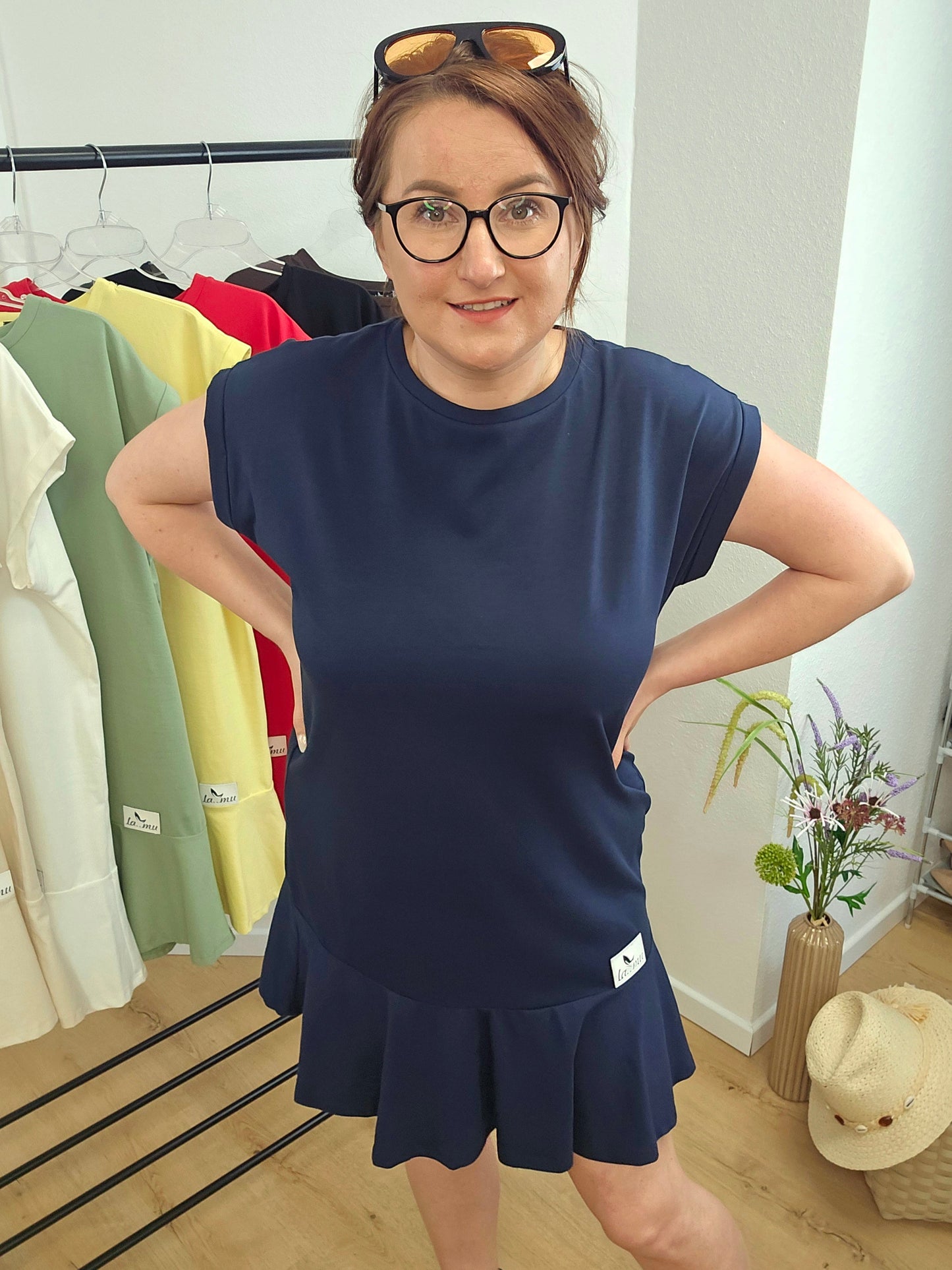 Teniss Kleid la..mu dunkelblau la..mu