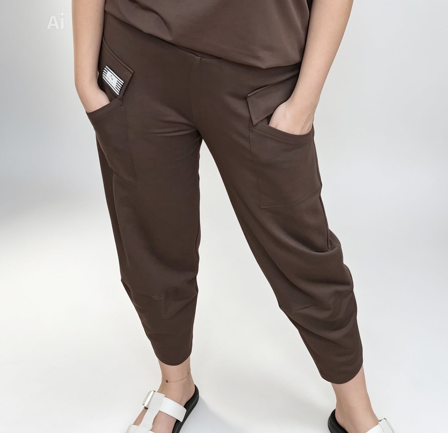 Tulpen Hose la..mu braun la..mu