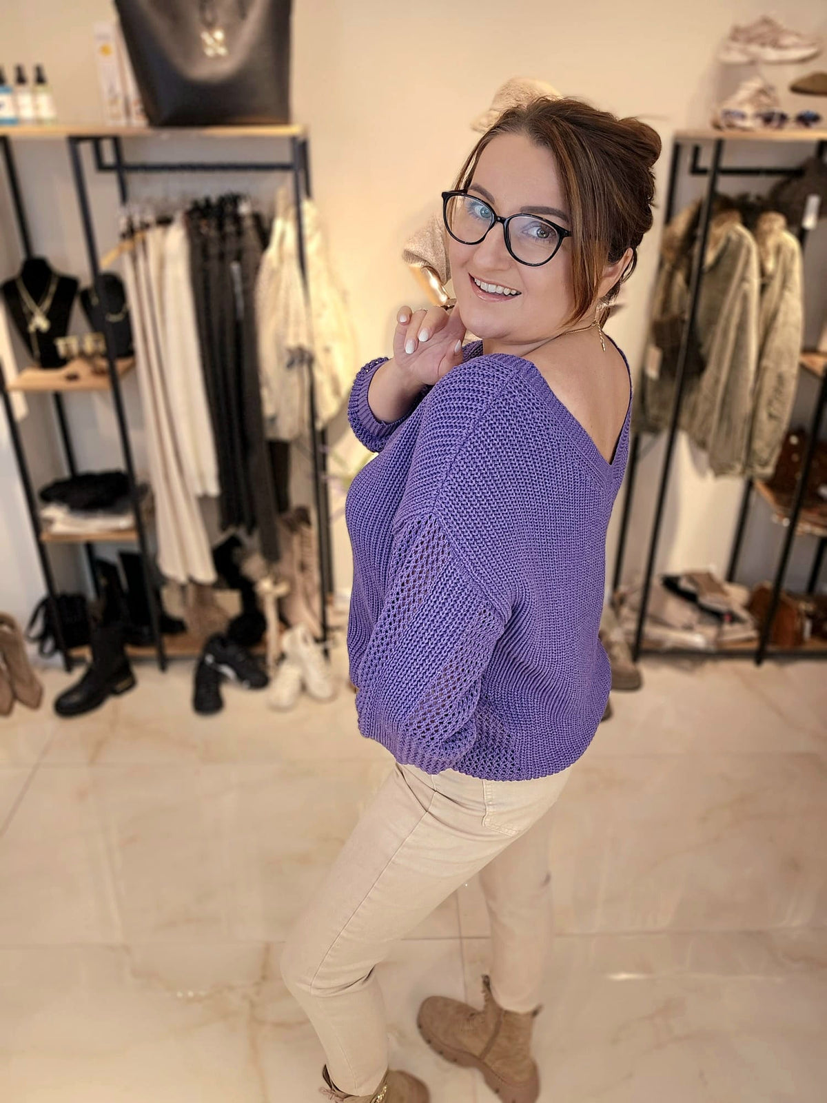 Pullover LIEBLINGSSTÜCK la..mu lila la..mu