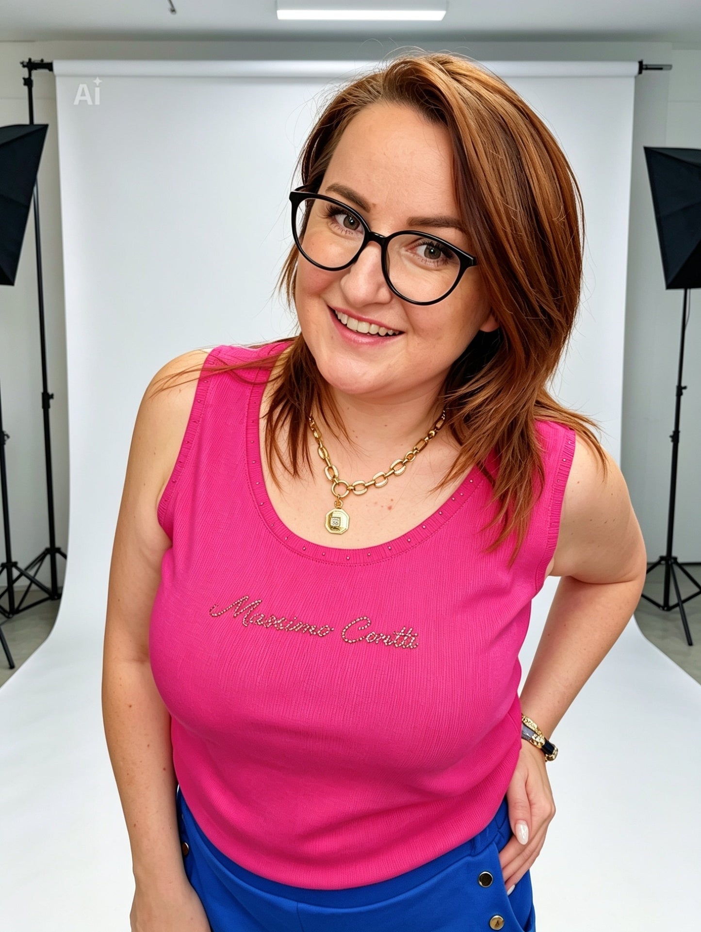 Top Massimo Contti fuchsia Massimocontti