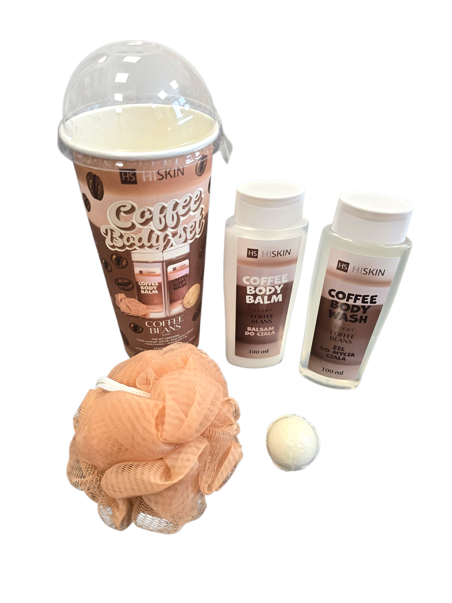 Sweet Body Set – ein Pflegeset mit dem Duft von Pina Colada, Kaffee oder Schokolade HISKIN