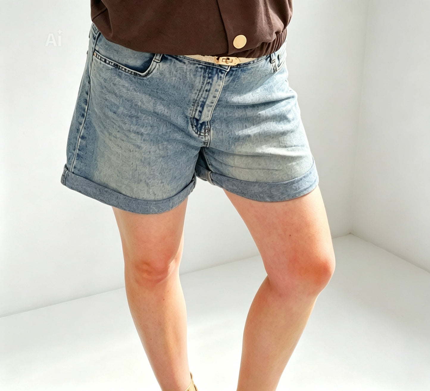 Jeans Shorts Bastet Vintage Blau Bastet