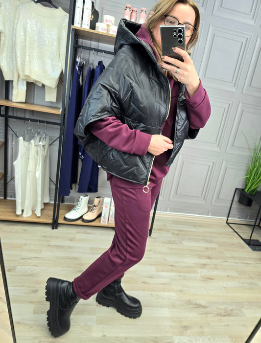 Fledermaus Weste Jacke von Minouu schwarz Minouu