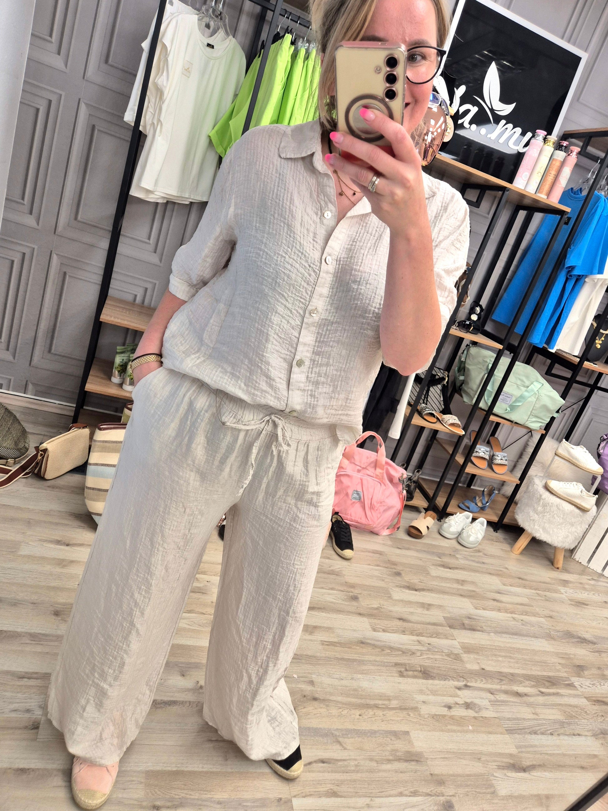 Sommer SET Bluse & Hose Ramoneska