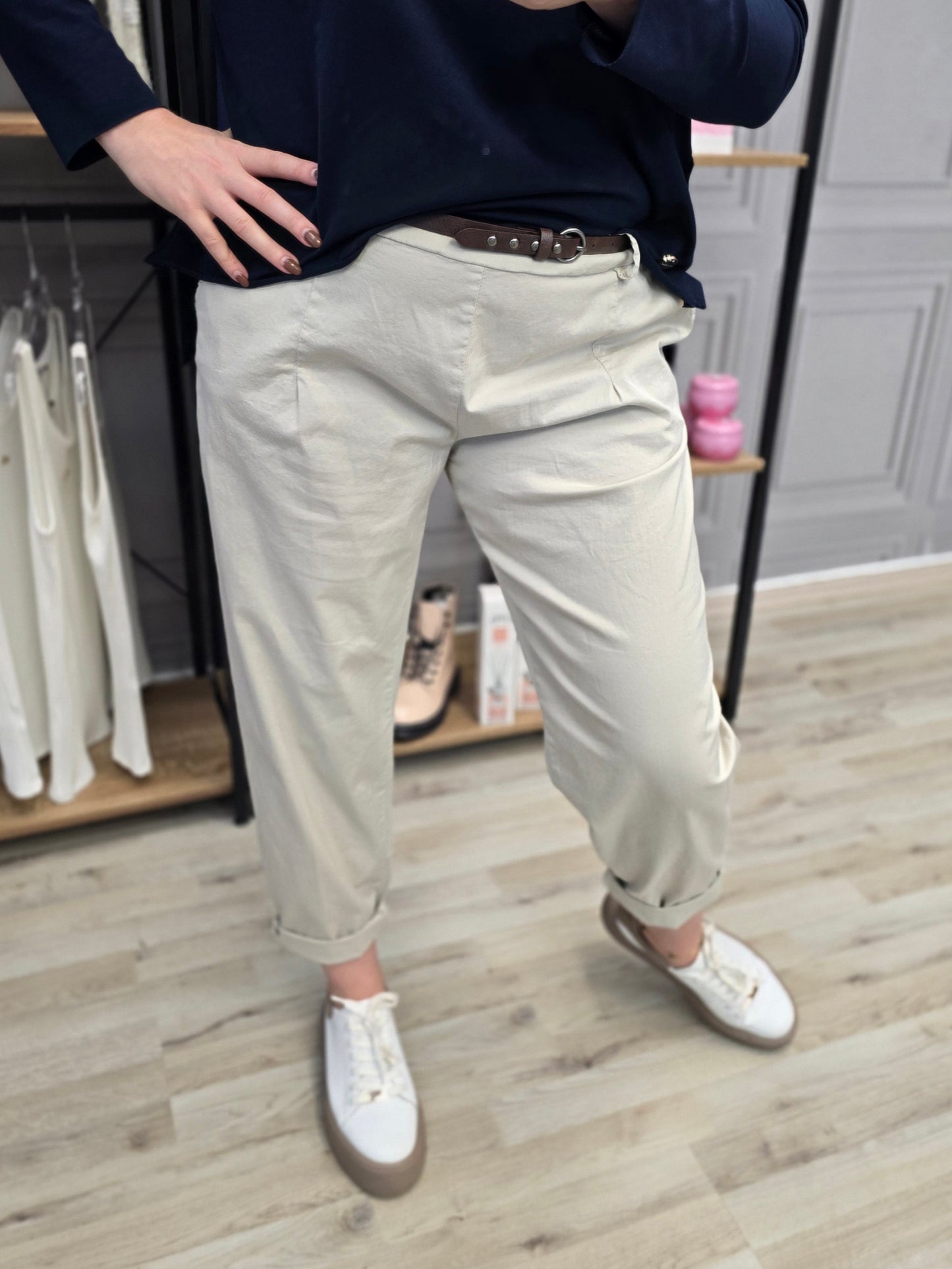 Ballon Hose dunkel beige UNI Minouu