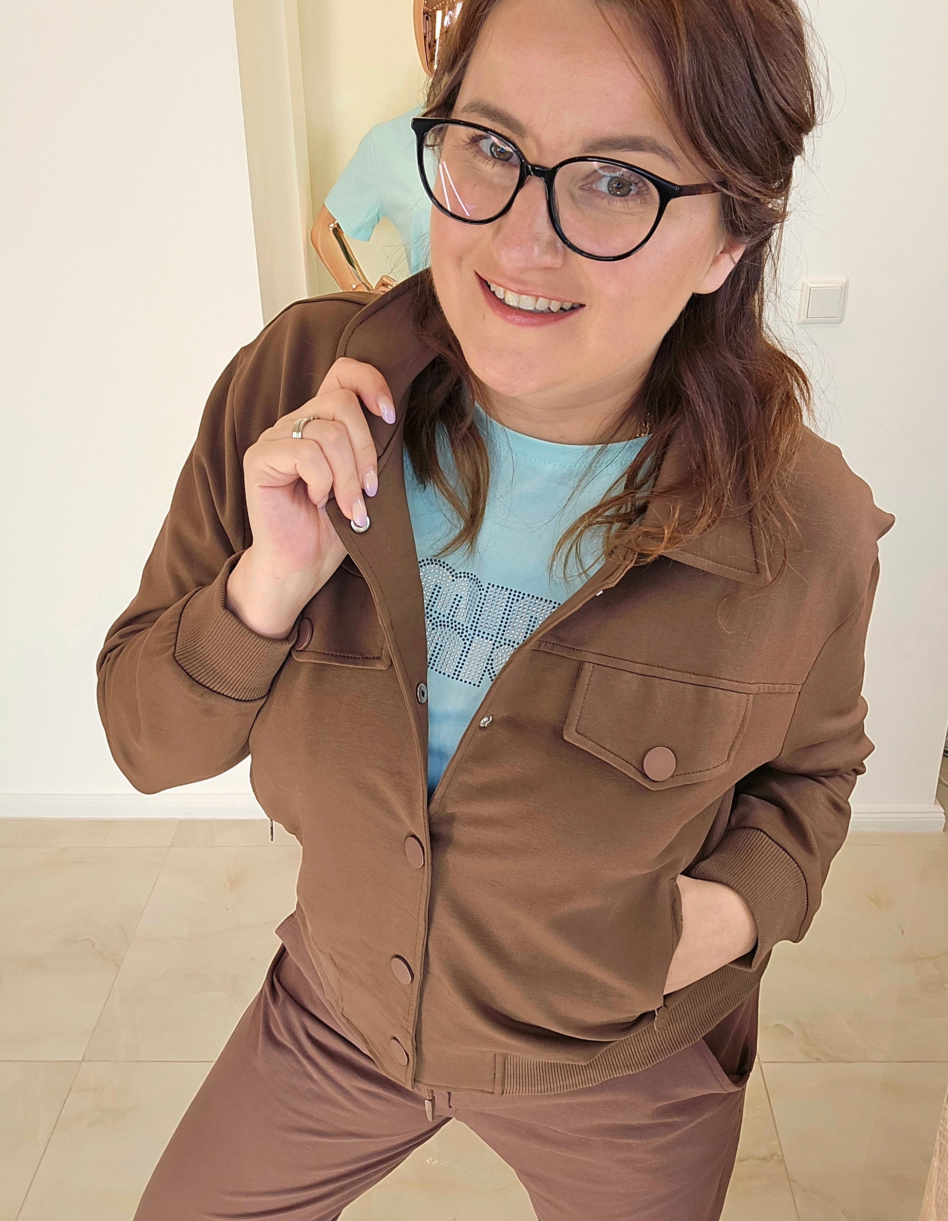 Sweatjacke 'Mokka Chic' Megi
