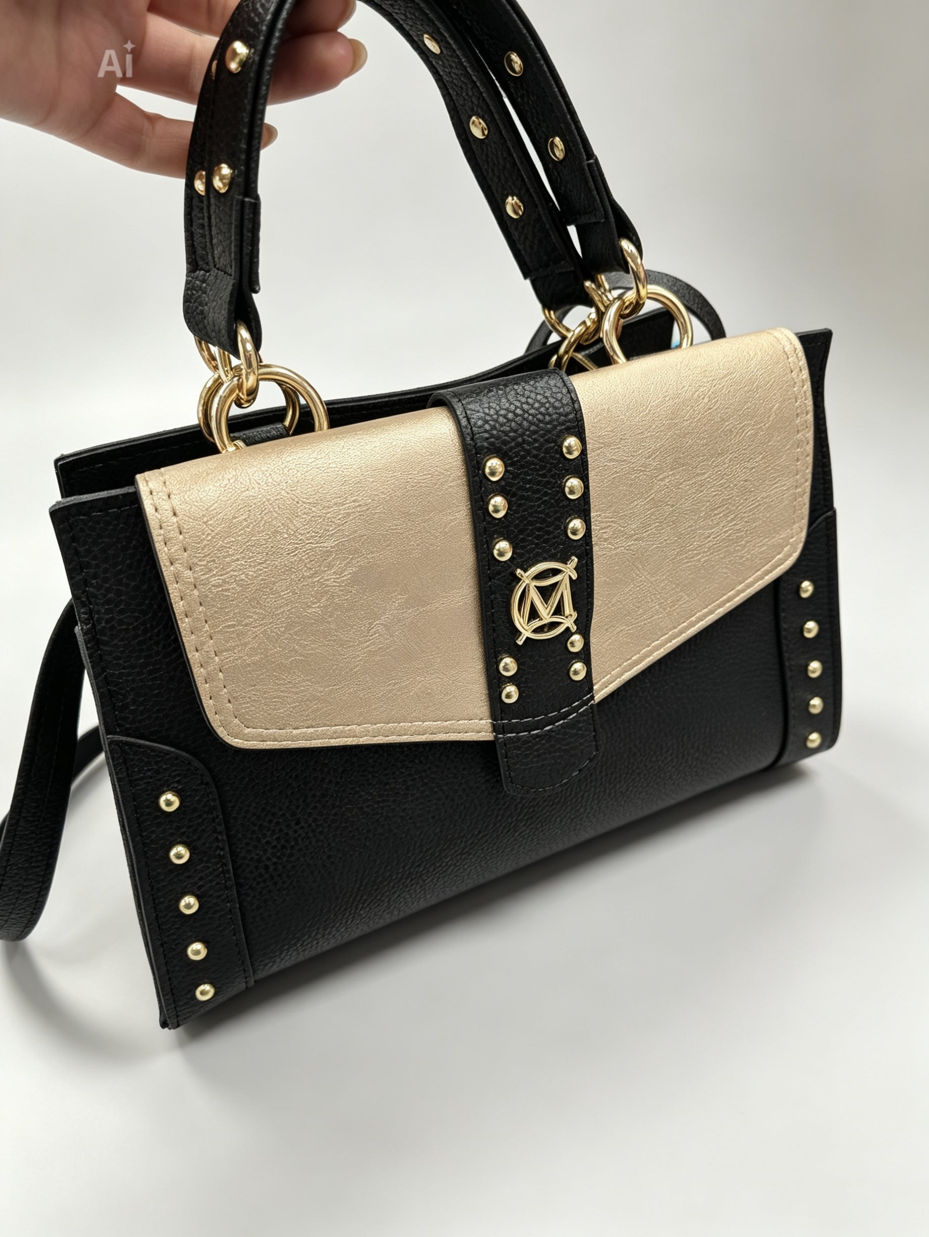 Massimo Contti mini Koffer Tasche schwarz Massimocontti