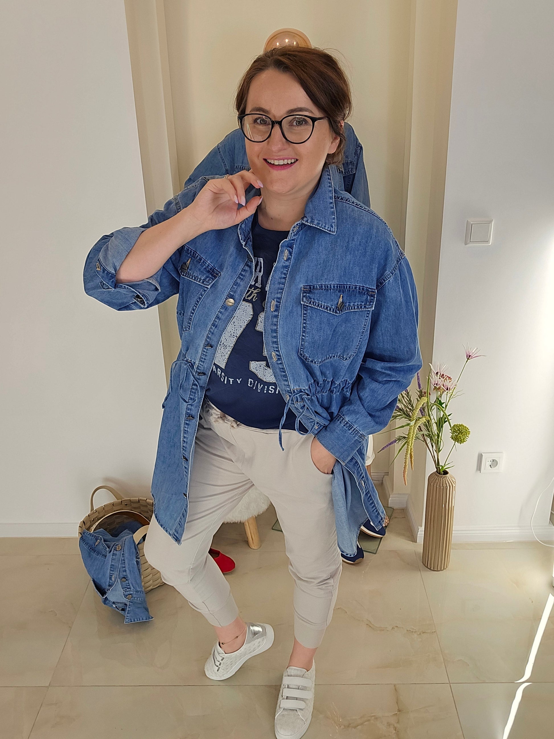 Jeans Jacke Mantel la..mu Ramoneska