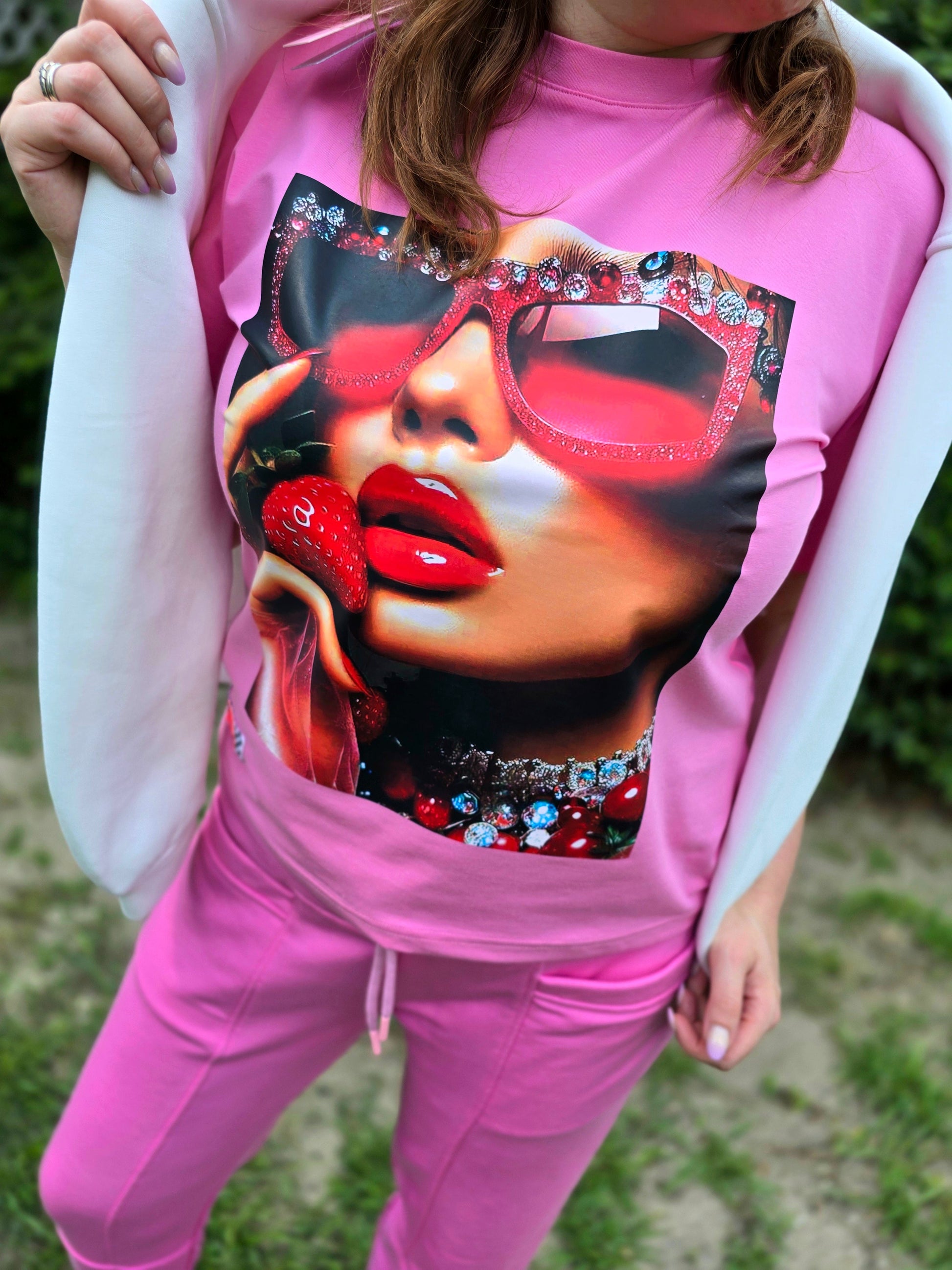 Kiss Me T-Shirt pink Miss City Ramoneska