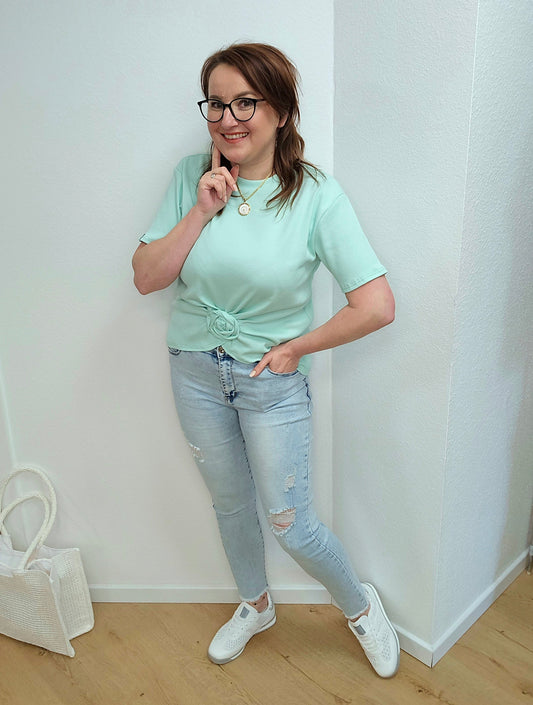ROSE Bluse la..mu mint la..mu