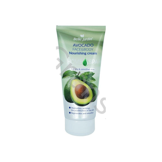 BELLE JARDIN - AVOCADO Leichte, pflegende Körper- und Gesichtscreme für trockene Haut Belle Jardin
