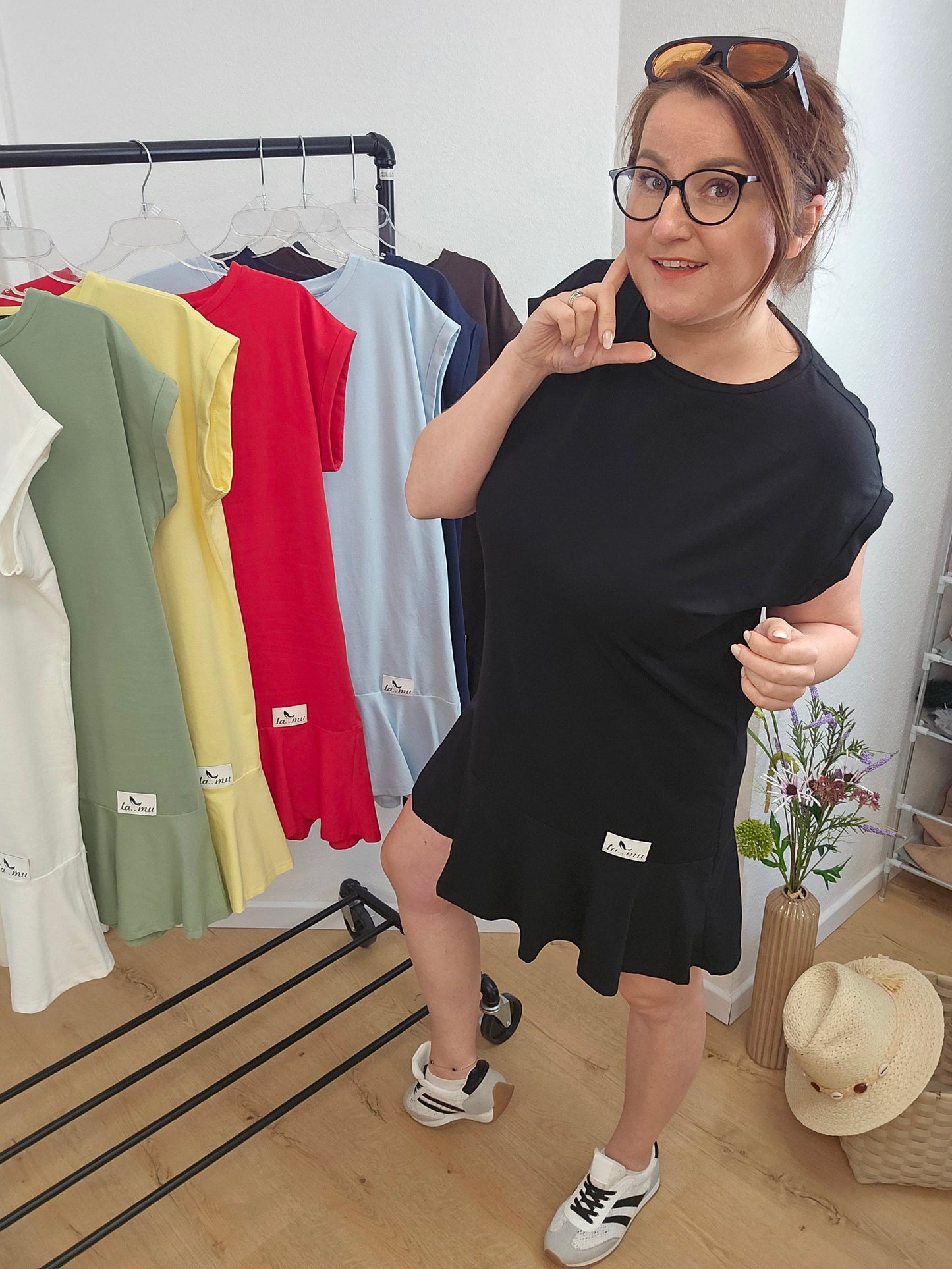 Teniss Kleid la..mu schwarz la..mu