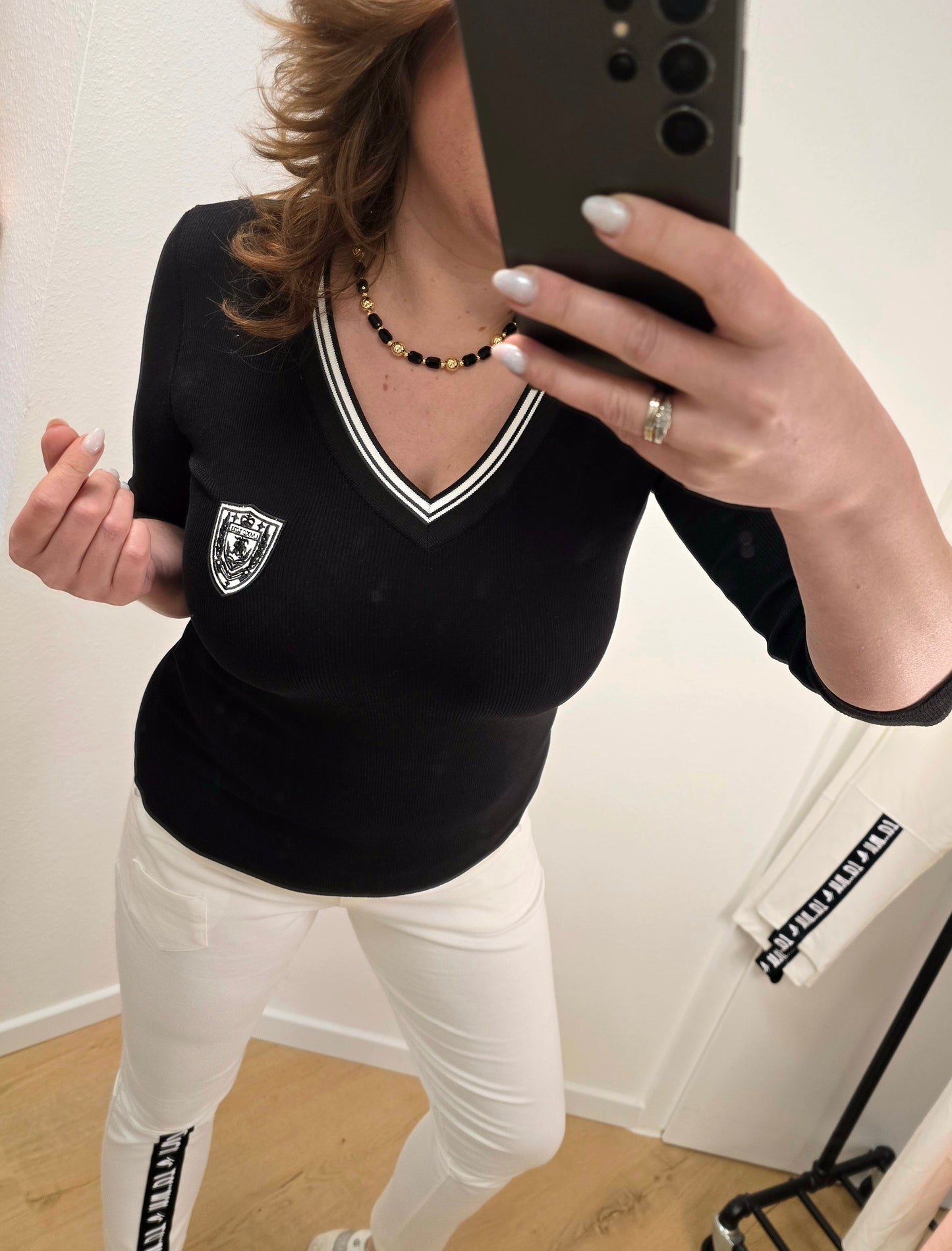 Shirt Collage schwarz Megi