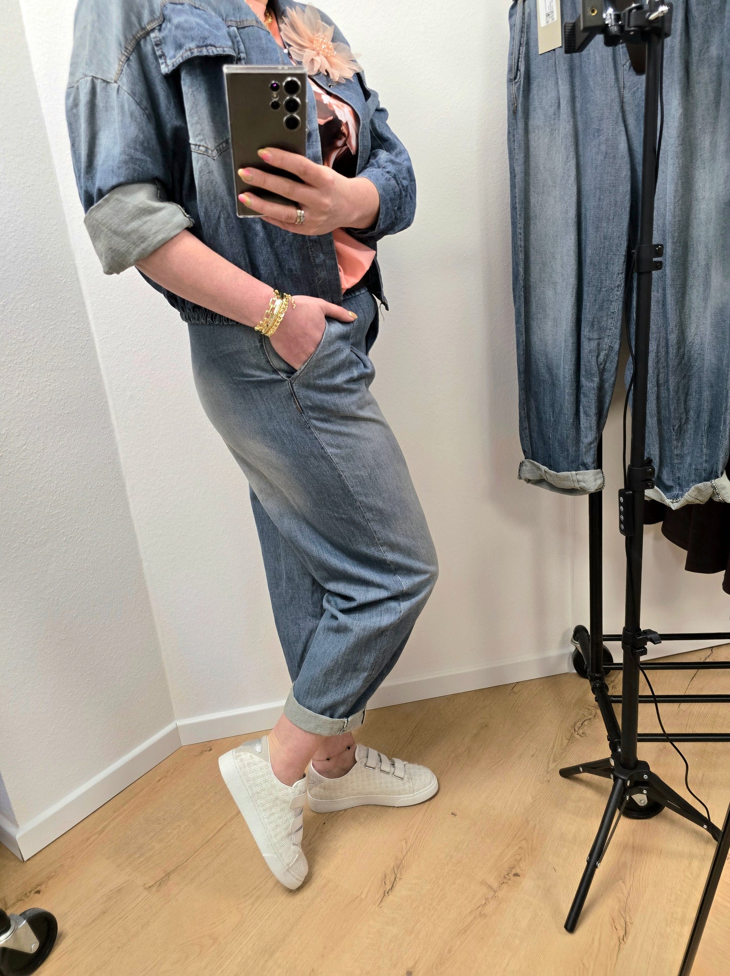 Jeans Hose Mom Fit UNI Ramoneska