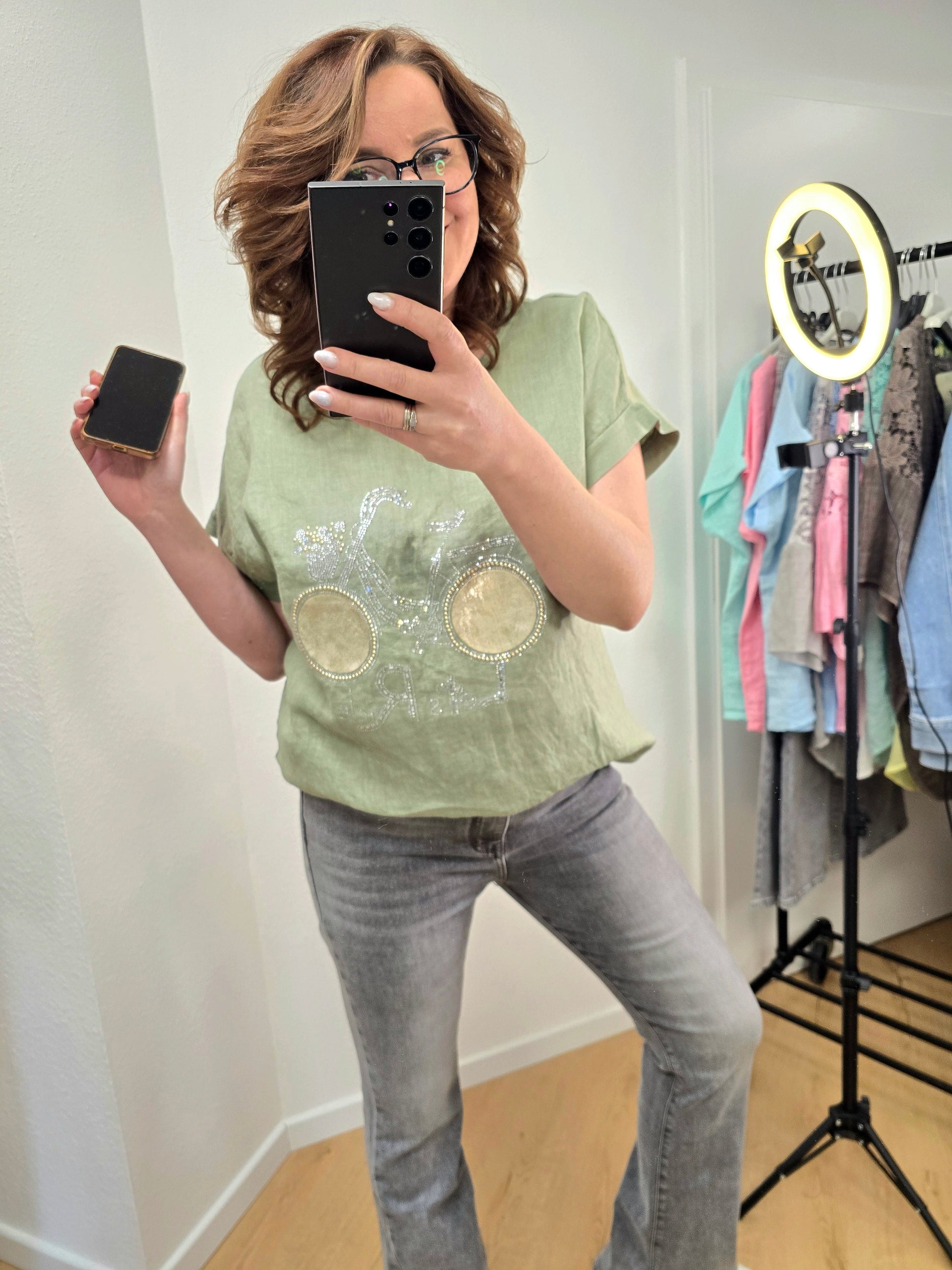 Bluse Fahrrad Khaki UNI Ramoneska