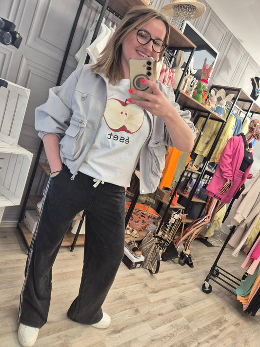 Bomber Jacke oversized Ramoneska