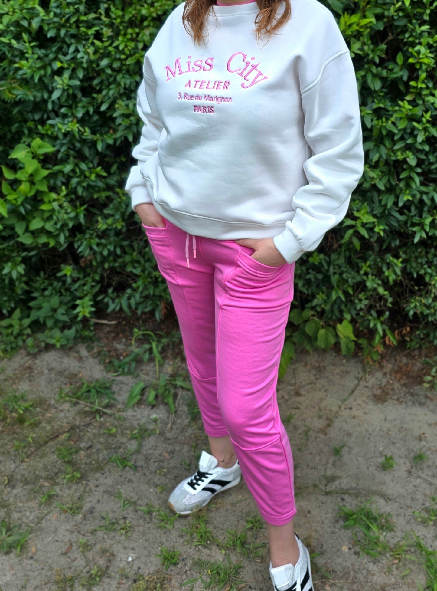 Miss City Atelier Sweatshirt Oberteil weiß Miss City
