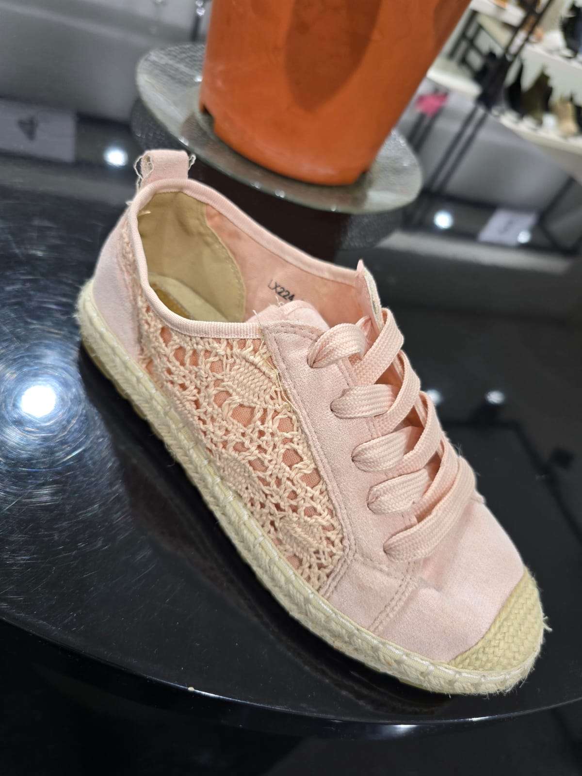 Sneaker mit Spitze Espadrilles Ramoneska