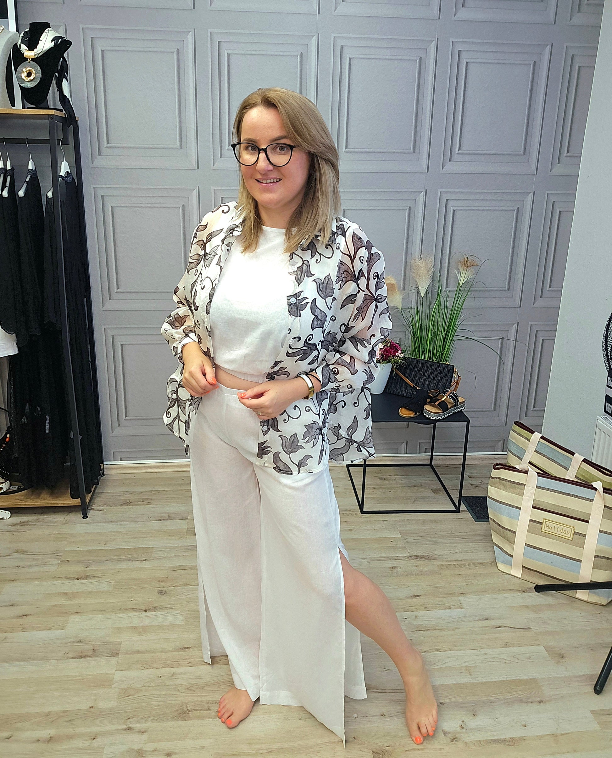 SET Bluse und Hose Anzug Paris Ramoneska