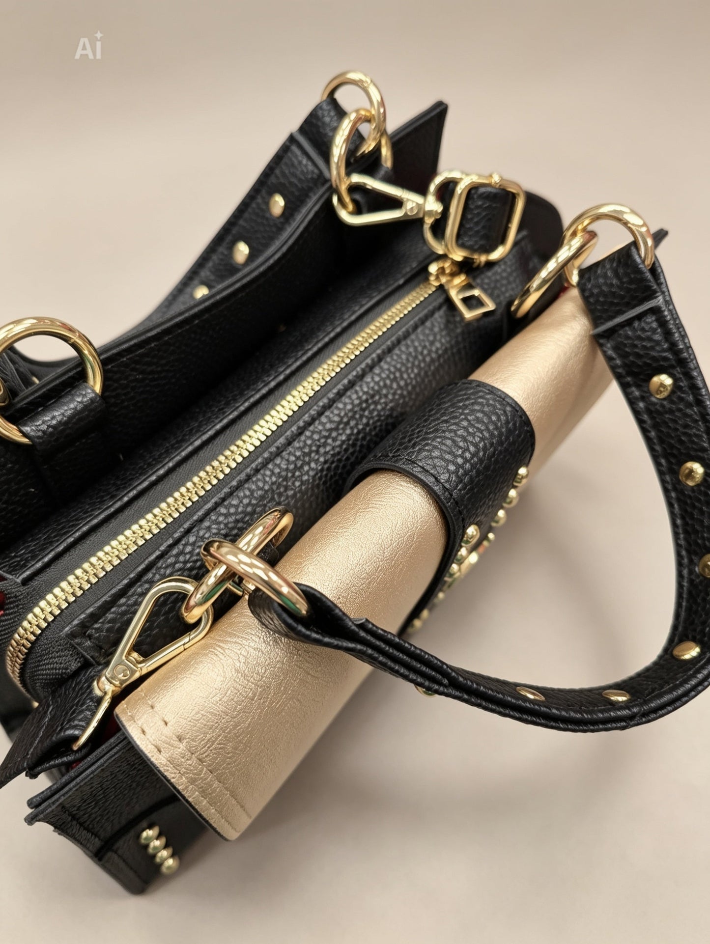 Massimo Contti mini Koffer Tasche schwarz Massimocontti