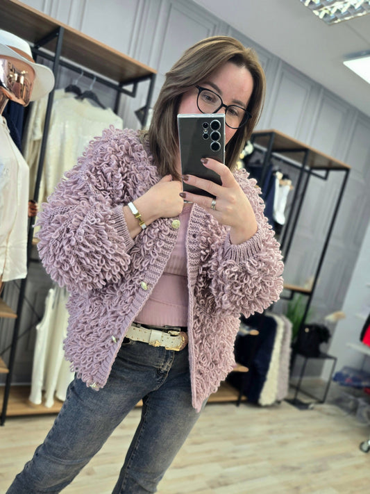 Cardigan Kaktus Minouu Jacke puderrosa Minouu