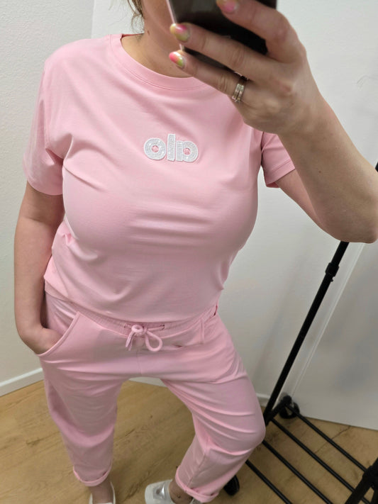 T-Shirt rosa ALO Ramoneska
