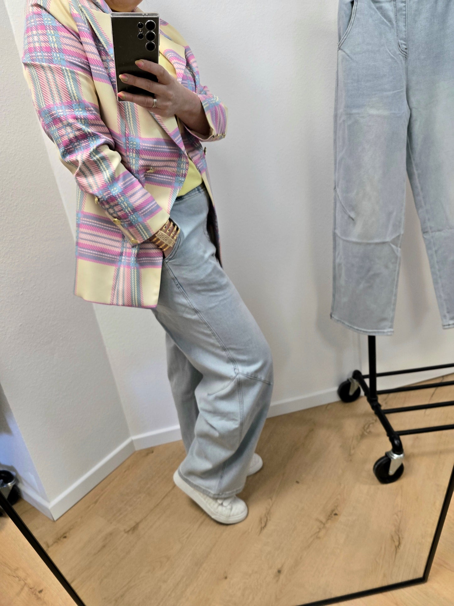 Jeans Brigitte hell blau Ramoneska