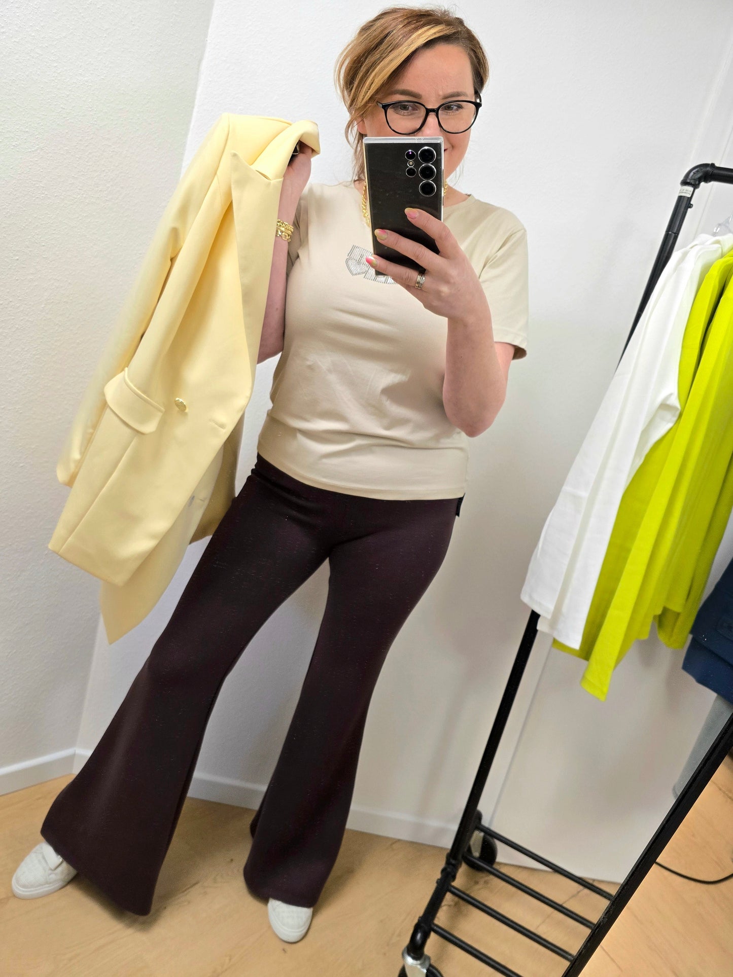 T-Shirt beige Love MIN Ramoneska