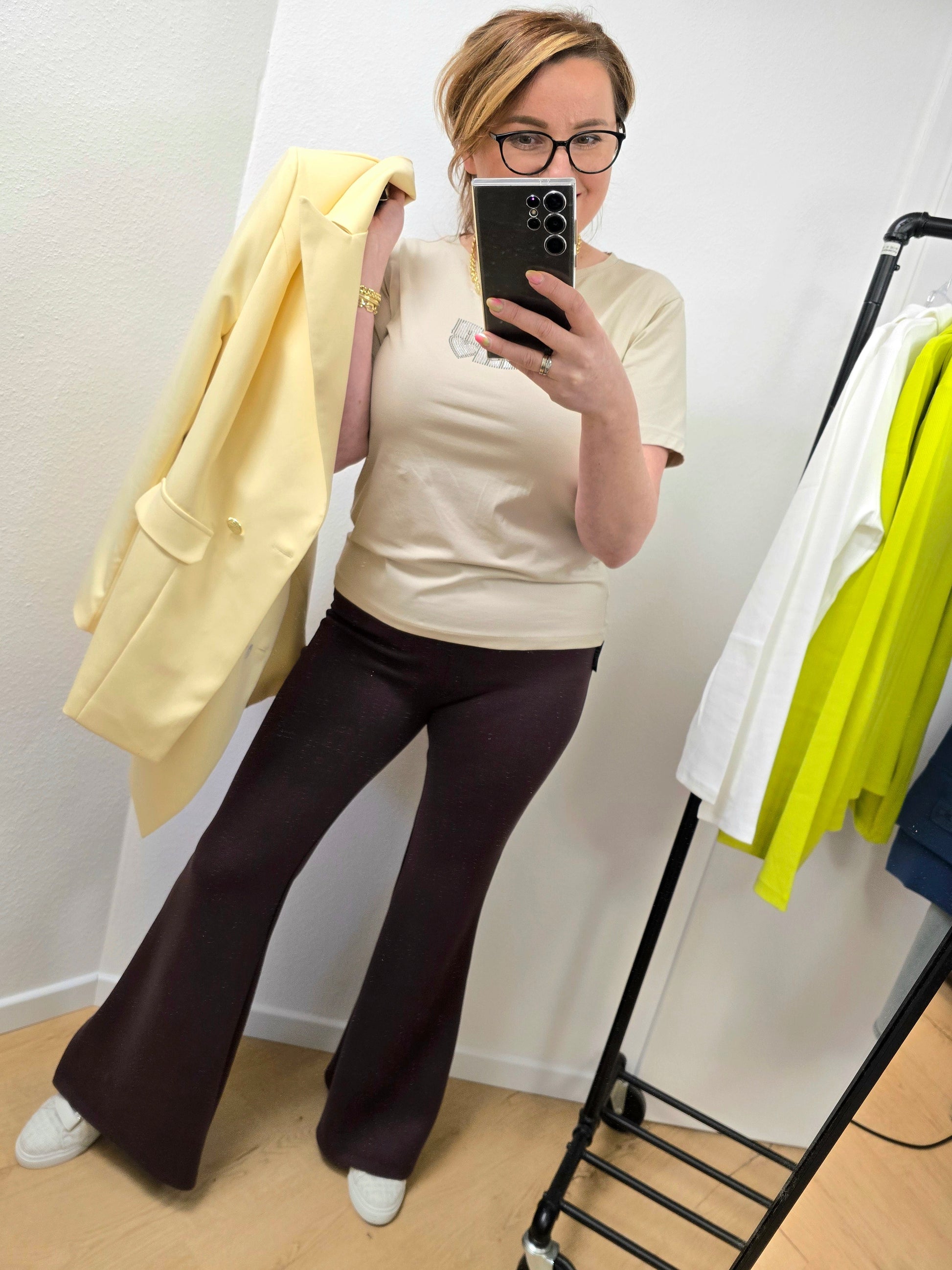 T-Shirt beige Love MIN Ramoneska