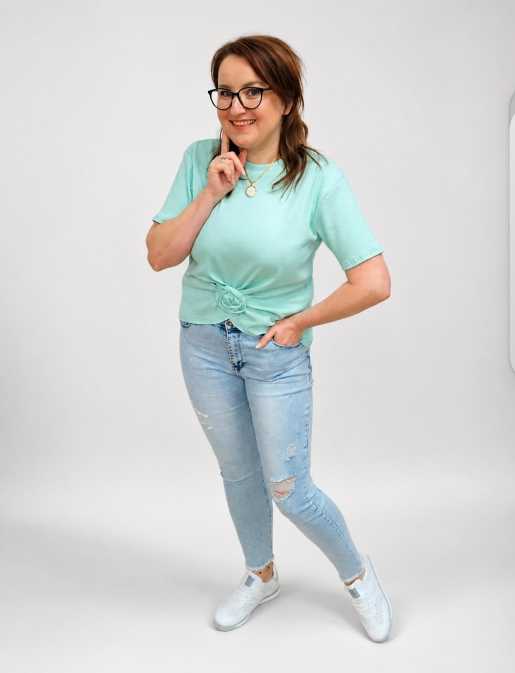 ROSE Bluse la..mu mint la..mu