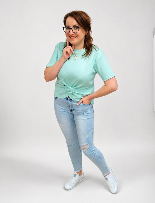 ROSE Bluse la..mu mint la..mu