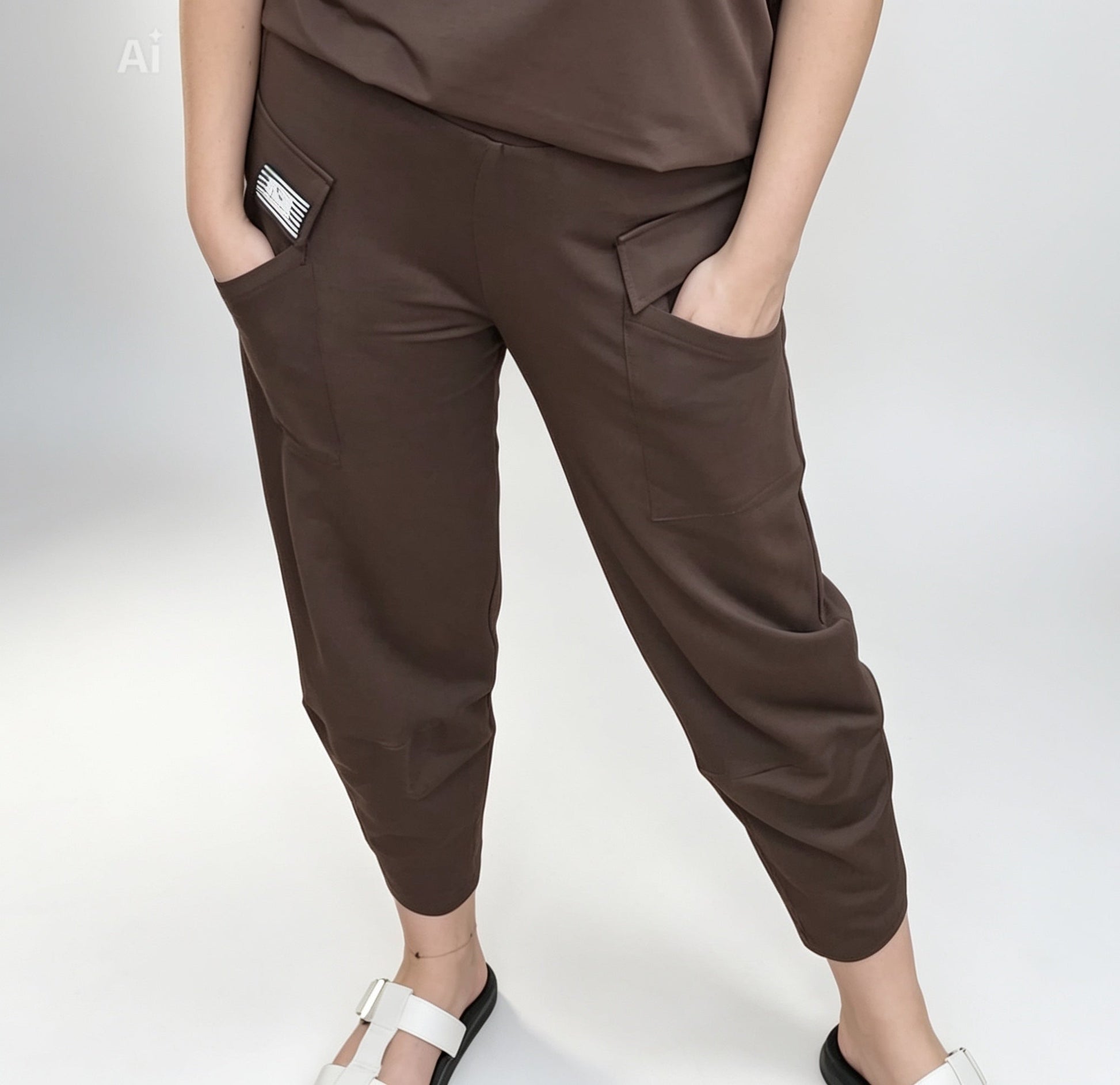Tulpen Hose la..mu braun la..mu