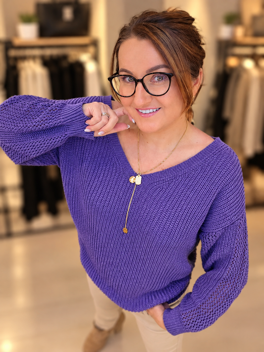 Pullover LIEBLINGSSTÜCK la..mu lila la..mu