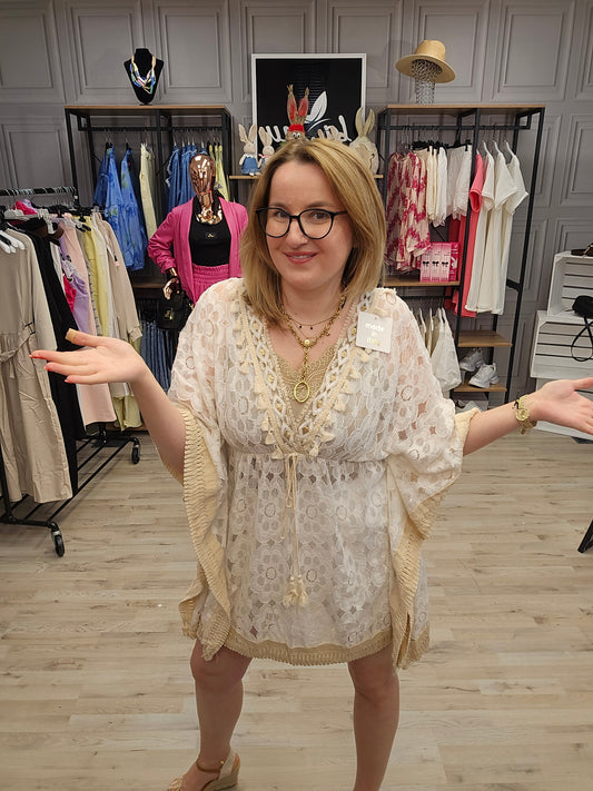 Boho Umhang Kleid Ramoneska