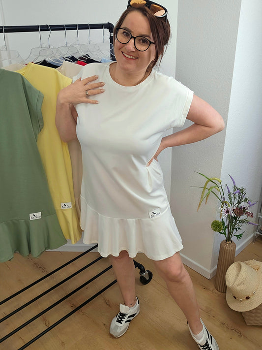 Teniss Kleid la..mu weiß