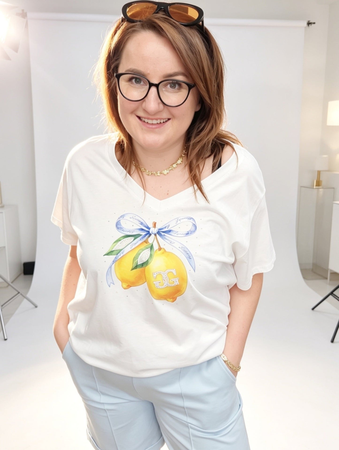 Zitrone T-Shirt Big Size Blink Blink Ramoneska