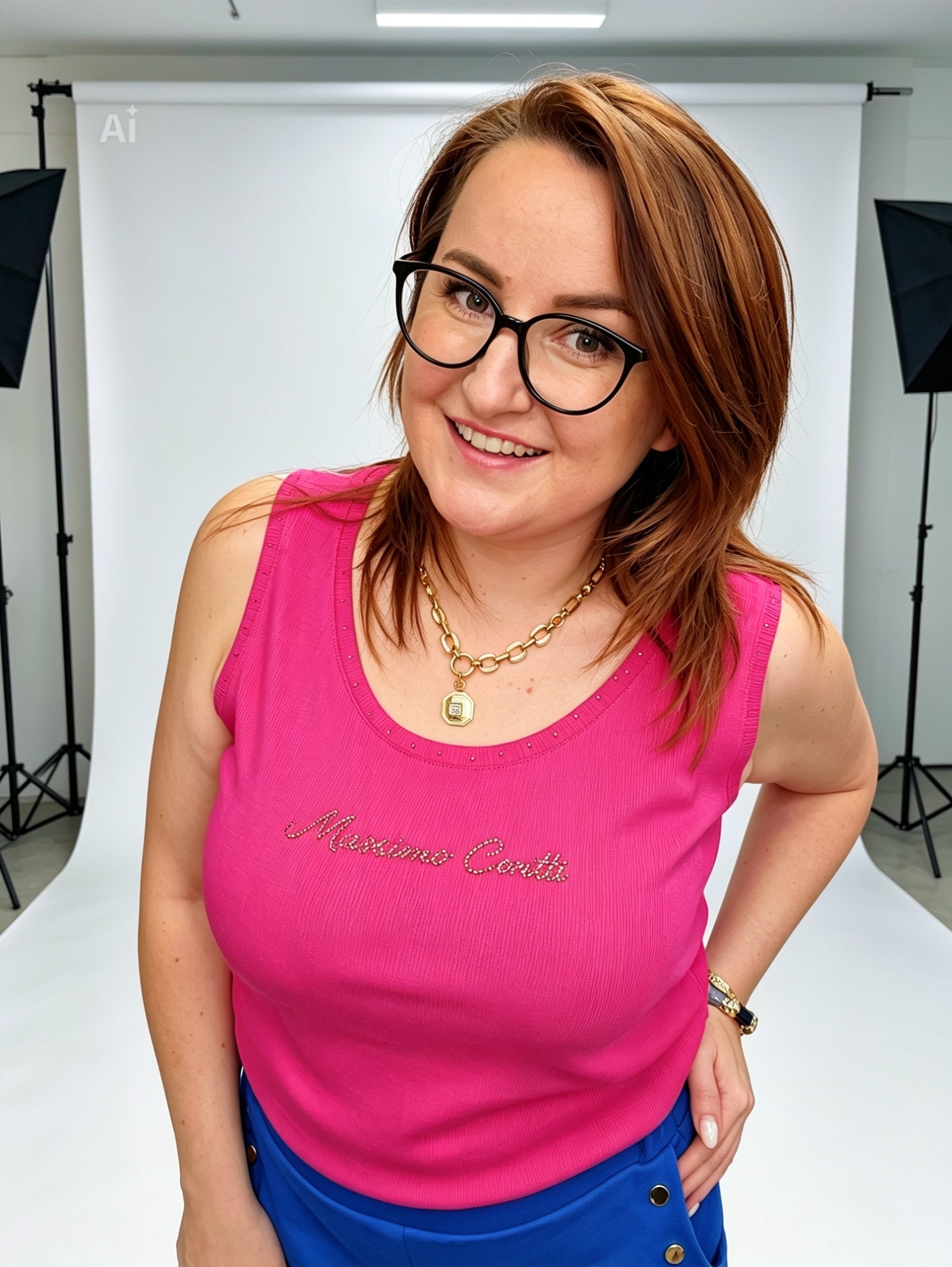 Top Massimo Contti fuchsia Massimocontti
