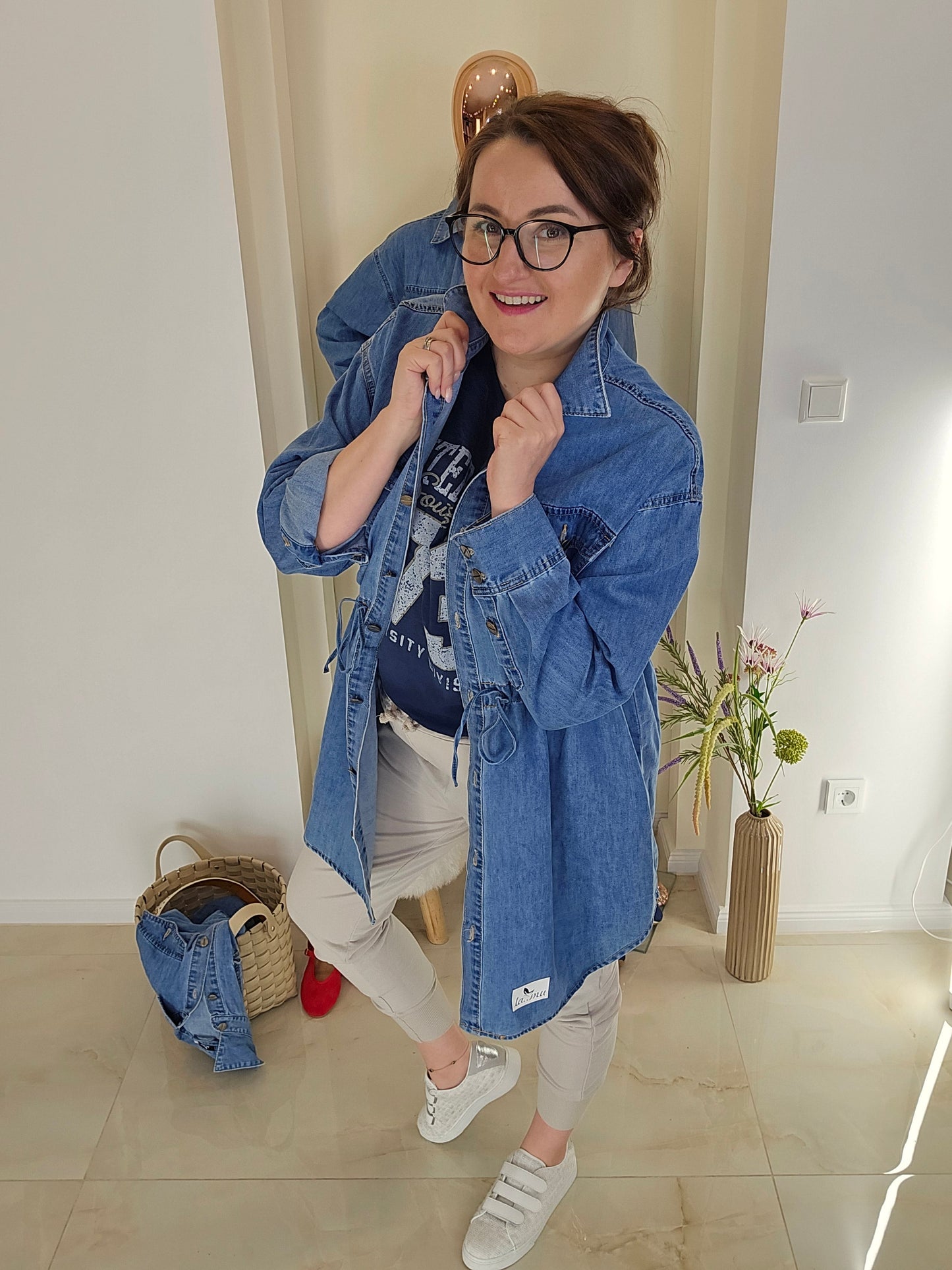 Jeans Jacke Mantel la..mu Ramoneska
