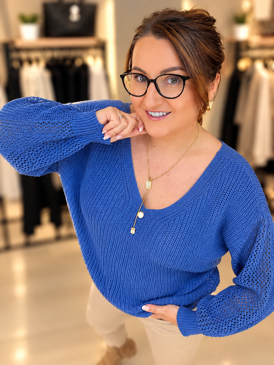Pullover LIEBLINGSSTÜCK la..mu blau la..mu