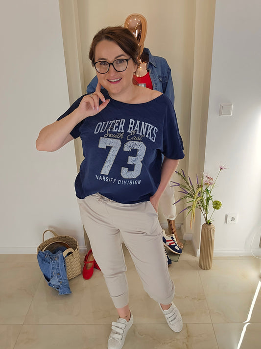 Jogger Hose beige Miss Ramoneska