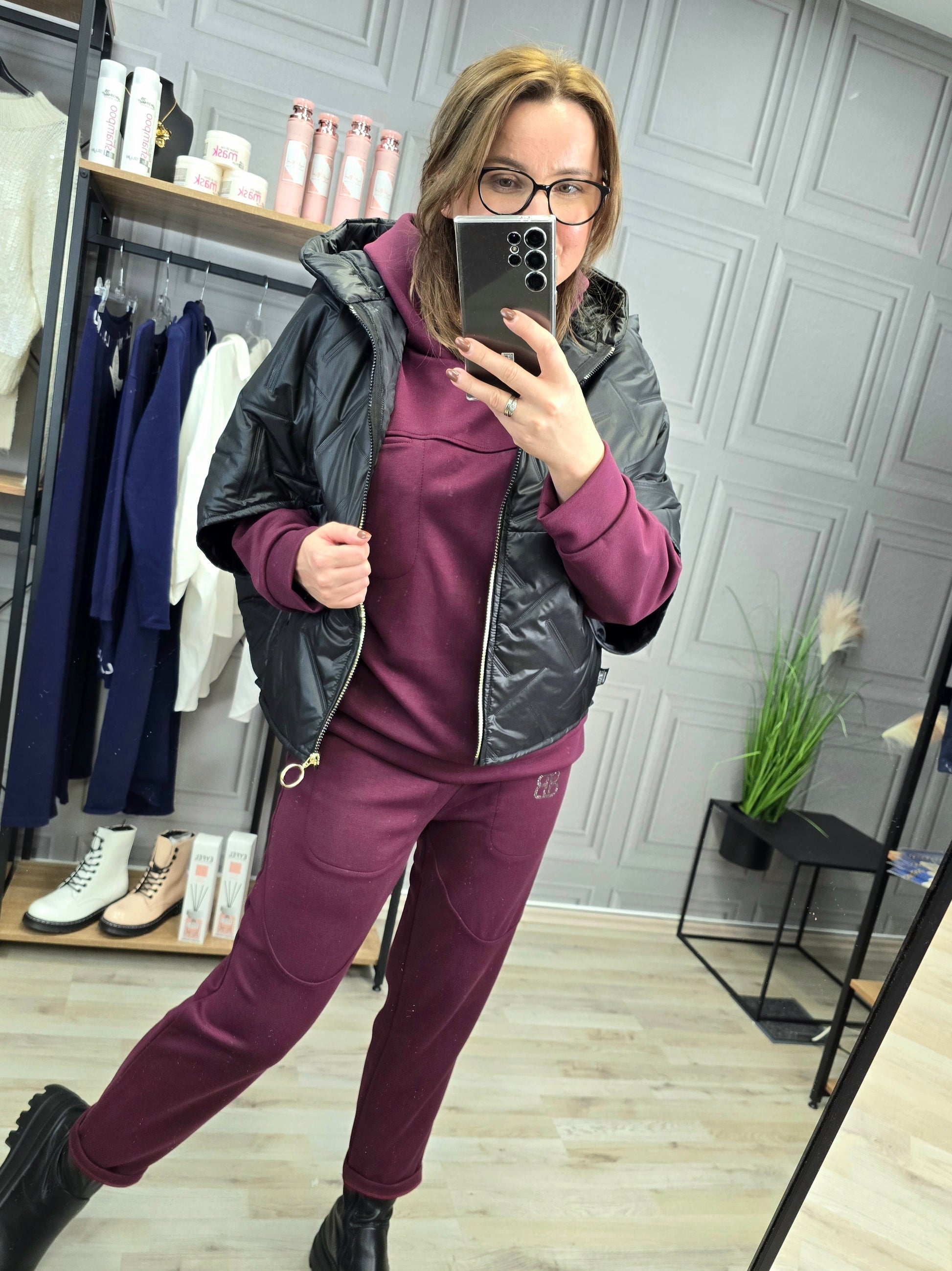 Fledermaus Weste Jacke von Minouu schwarz Minouu