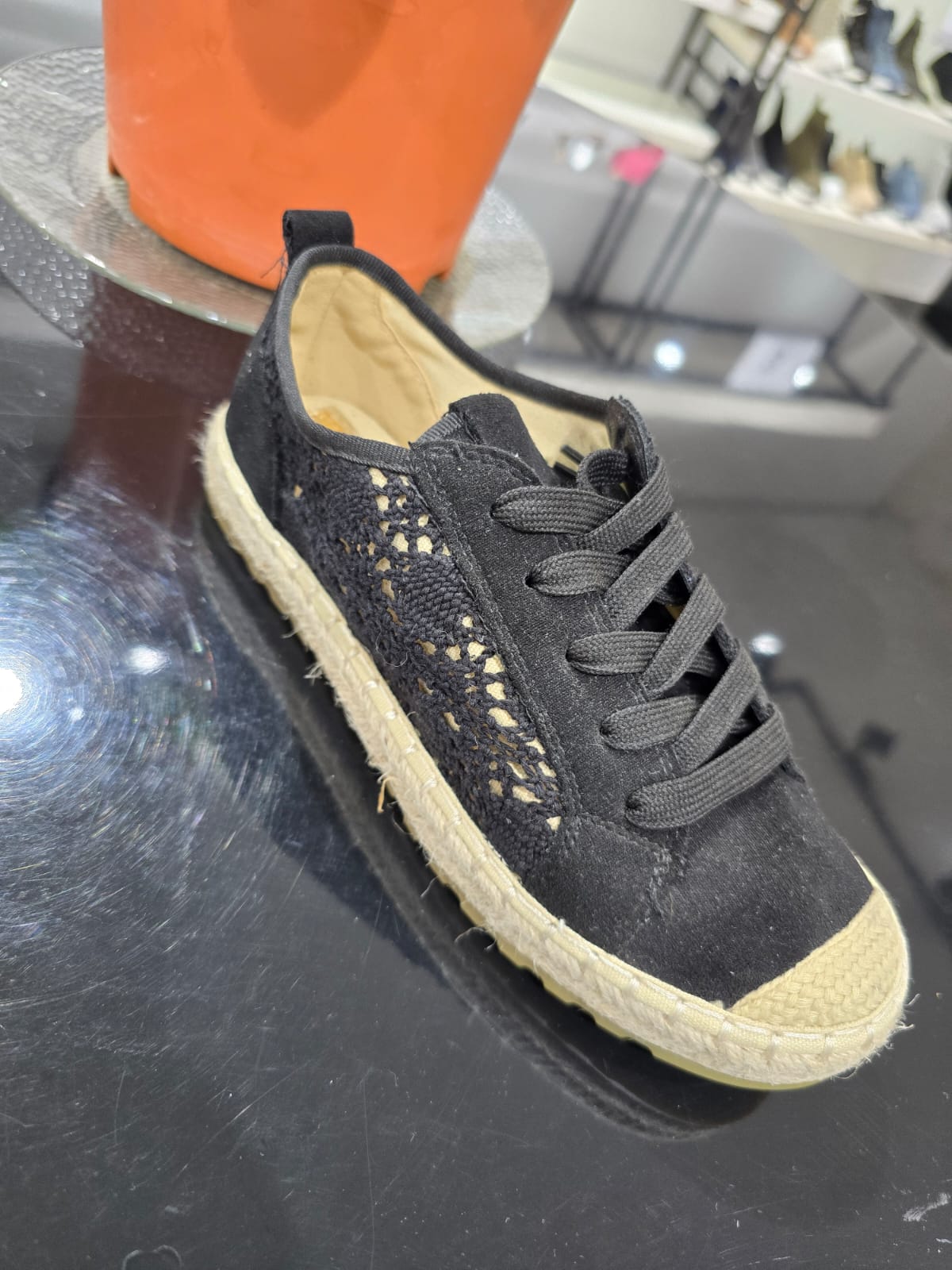 Sneaker mit Spitze Espadrilles Ramoneska