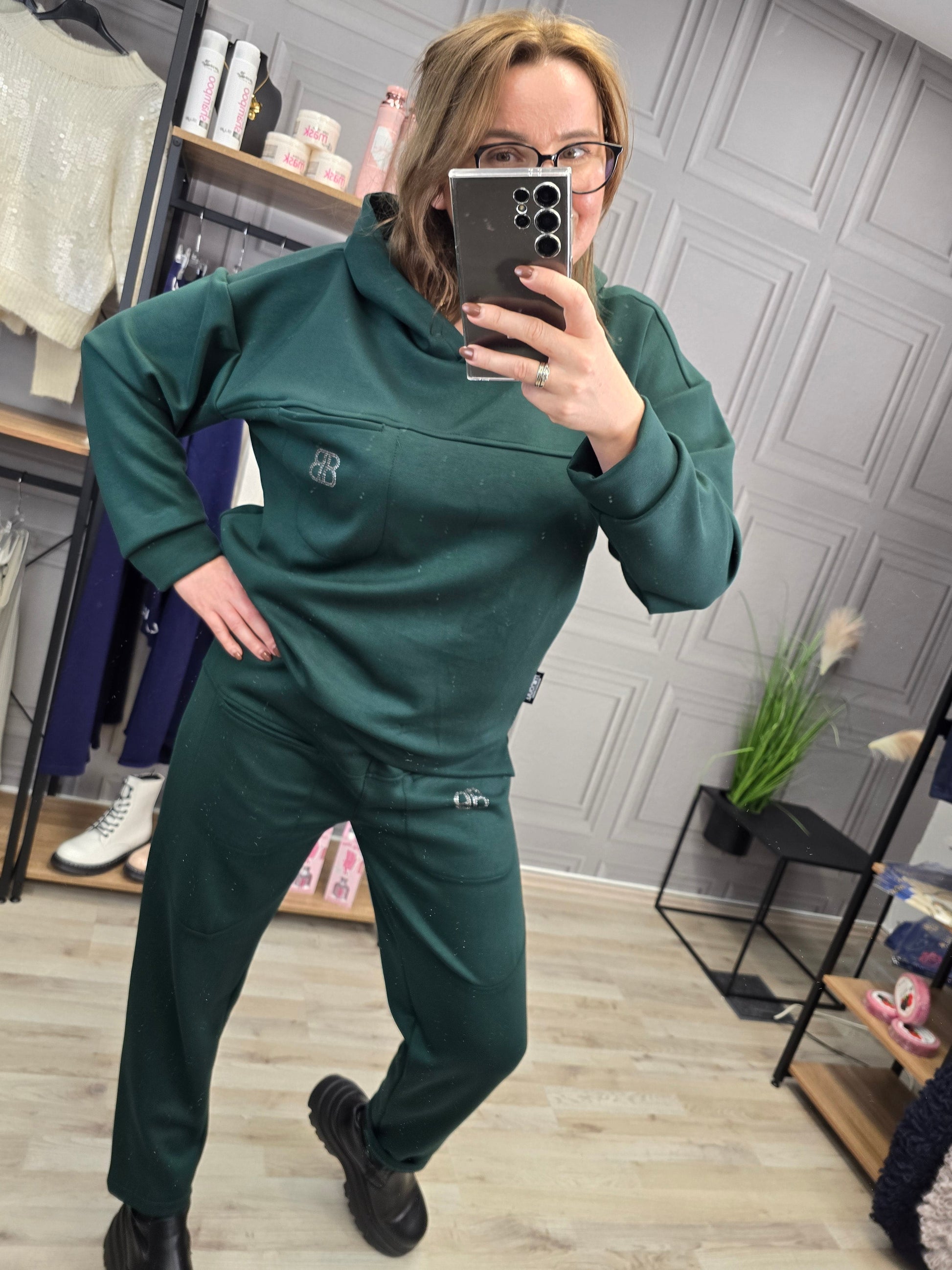 Anzug BB Hoodie & Hose Grün von Minouu Minouu