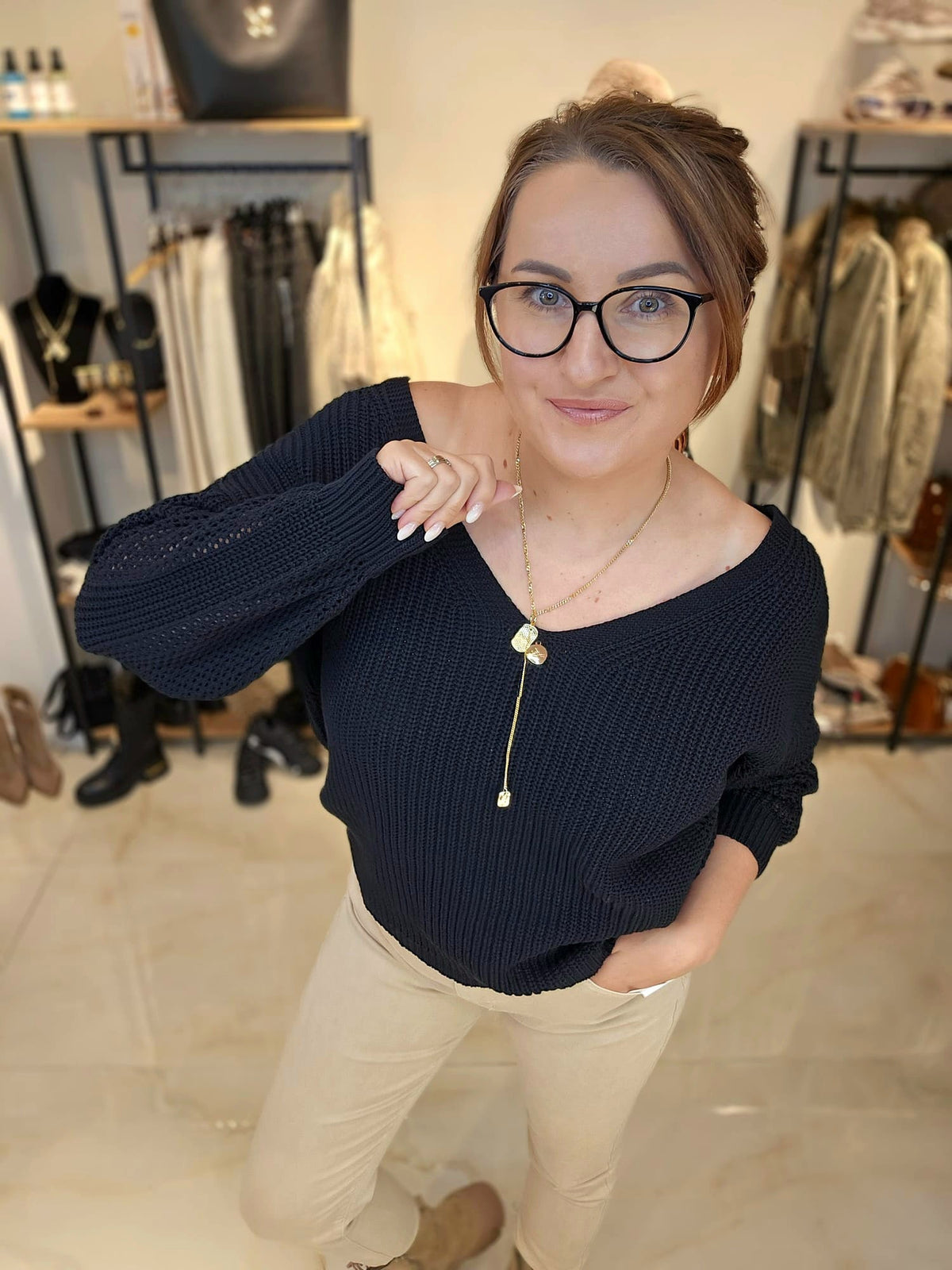 Pullover LIEBLINGSSTÜCK la..mu schwarz la..mu