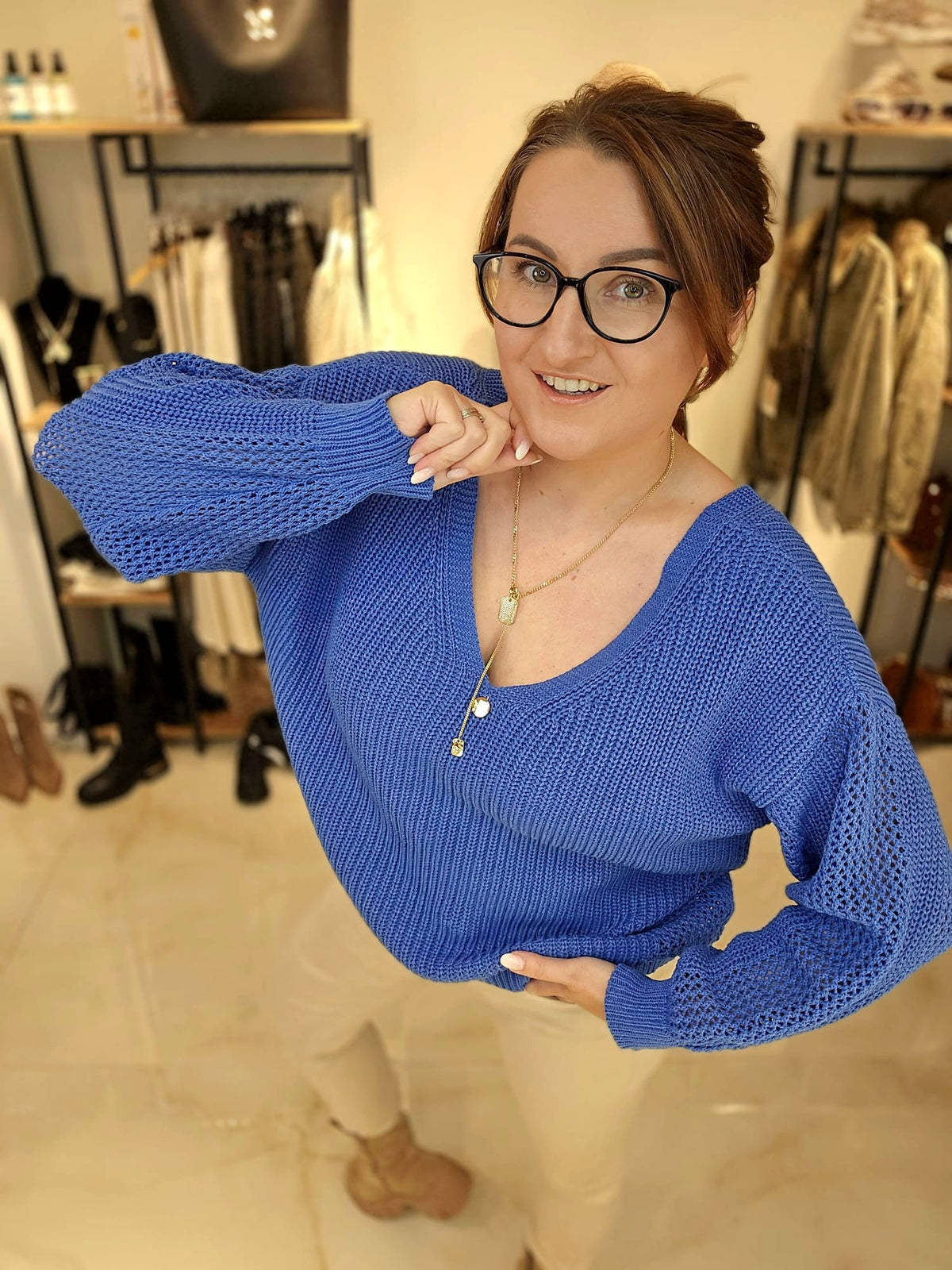 Pullover LIEBLINGSSTÜCK la..mu blau la..mu